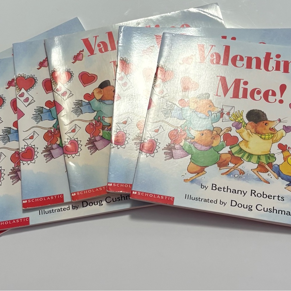 Valentine Mice! Children's Book Set of 6